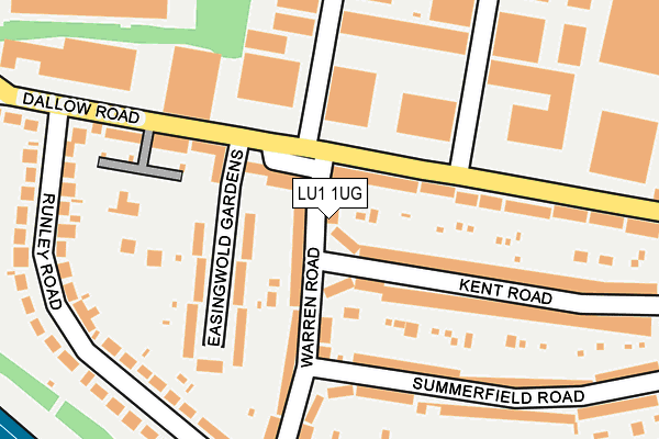 LU1 1UG map - OS OpenMap – Local (Ordnance Survey)