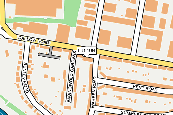 LU1 1UN map - OS OpenMap – Local (Ordnance Survey)