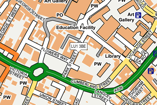Map of WOLSEY ROAD STORES LTD at local scale