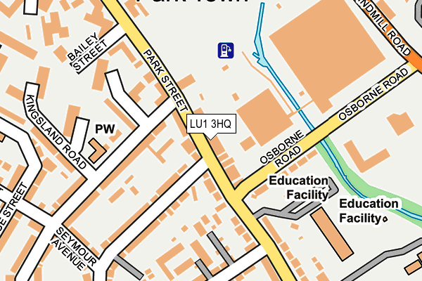 LU1 3HQ map - OS OpenMap – Local (Ordnance Survey)