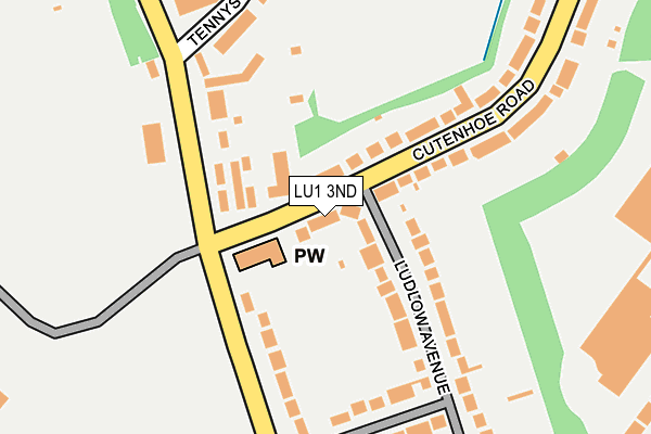 LU1 3ND map - OS OpenMap – Local (Ordnance Survey)