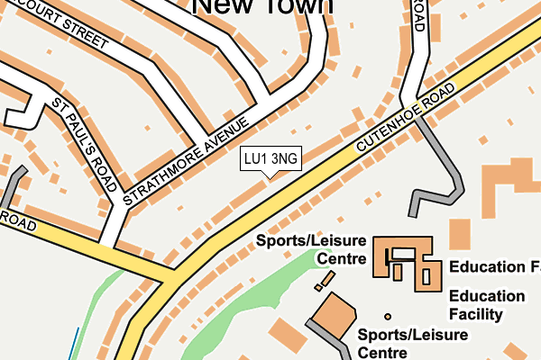 LU1 3NG map - OS OpenMap – Local (Ordnance Survey)