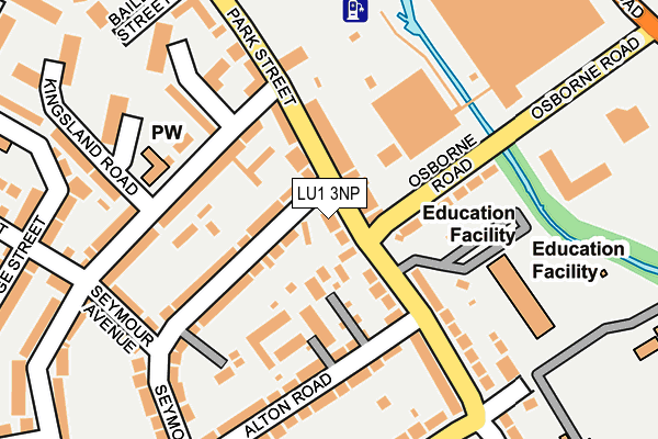 LU1 3NP map - OS OpenMap – Local (Ordnance Survey)