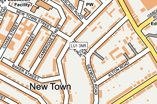 LU1 3NR map - OS OpenMap – Local (Ordnance Survey)