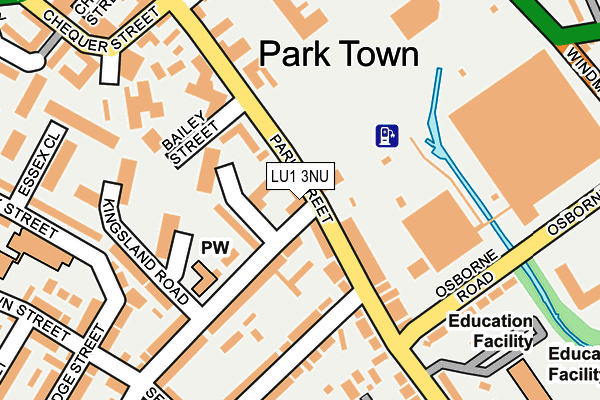 LU1 3NU map - OS OpenMap – Local (Ordnance Survey)