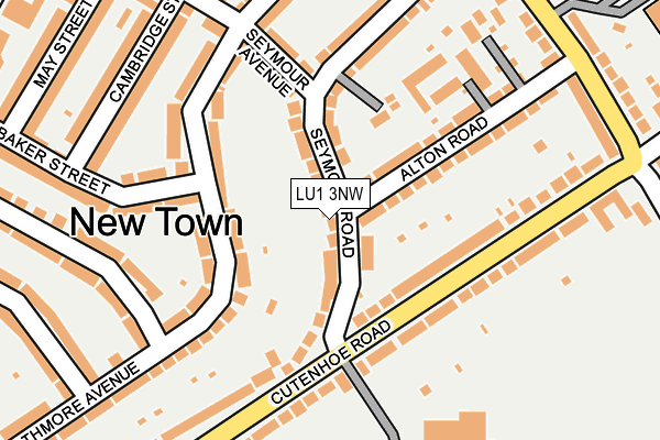 LU1 3NW map - OS OpenMap – Local (Ordnance Survey)