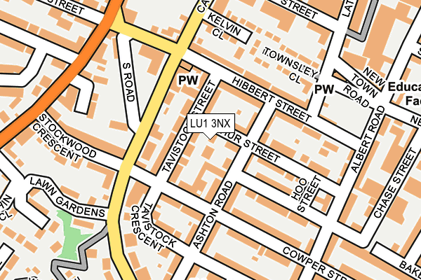 LU1 3NX map - OS OpenMap – Local (Ordnance Survey)