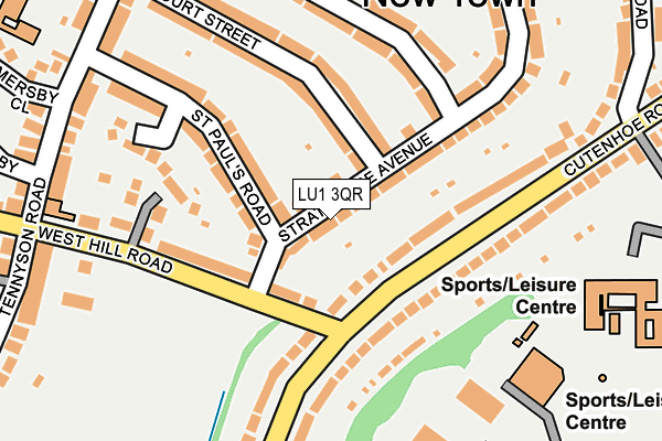 LU1 3QR map - OS OpenMap – Local (Ordnance Survey)