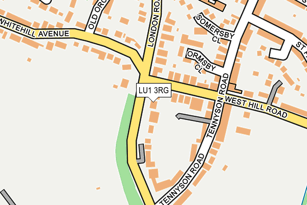 LU1 3RG map - OS OpenMap – Local (Ordnance Survey)