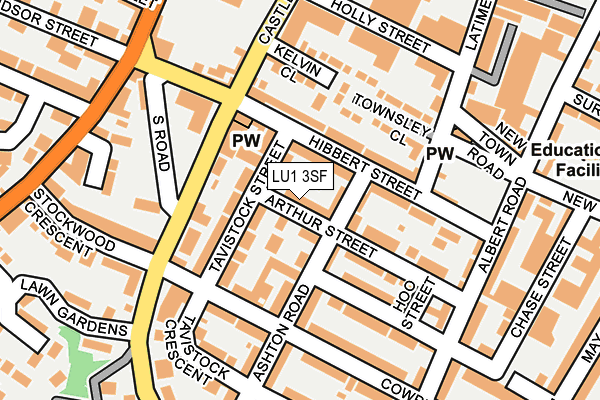 LU1 3SF map - OS OpenMap – Local (Ordnance Survey)