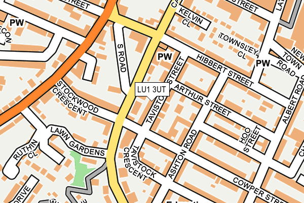LU1 3UT map - OS OpenMap – Local (Ordnance Survey)