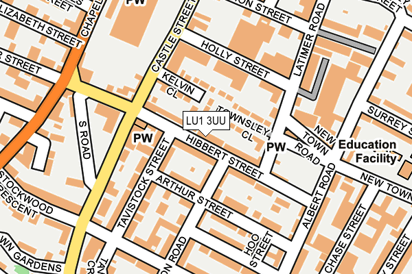 LU1 3UU map - OS OpenMap – Local (Ordnance Survey)