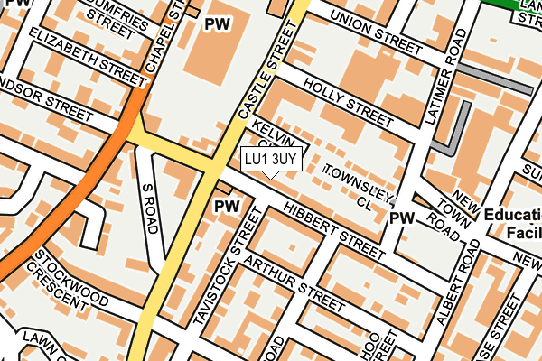 LU1 3UY map - OS OpenMap – Local (Ordnance Survey)