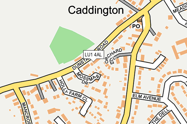 Map of CWOODWARD CONSULTING LIMITED at local scale
