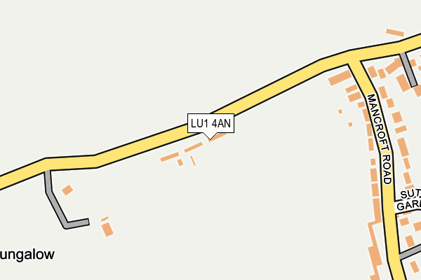LU1 4AN map - OS OpenMap – Local (Ordnance Survey)