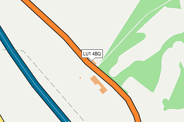 LU1 4BQ map - OS OpenMap – Local (Ordnance Survey)