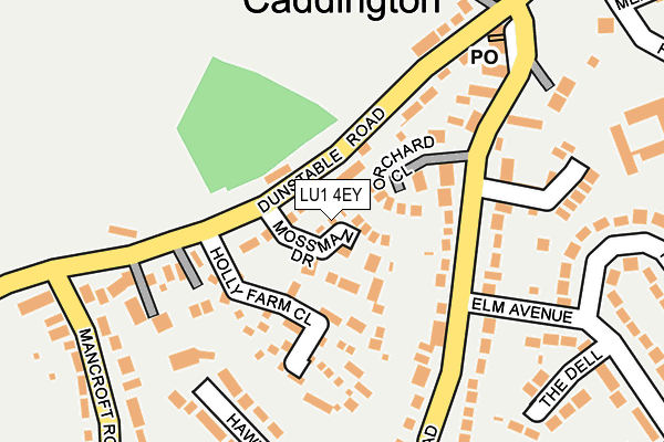 LU1 4EY map - OS OpenMap – Local (Ordnance Survey)