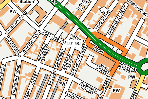 Map of KEY 2 GOLDHURST LTD at local scale