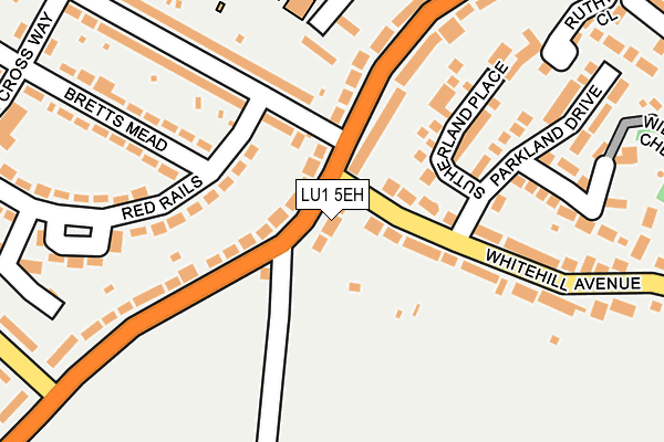 LU1 5EH map - OS OpenMap – Local (Ordnance Survey)