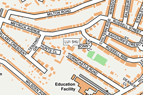 LU1 5HU map - OS OpenMap – Local (Ordnance Survey)