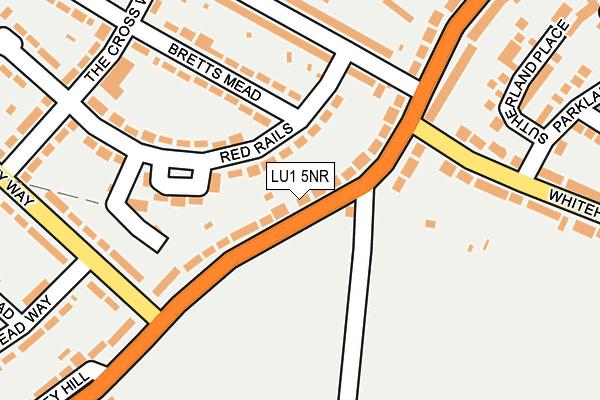 LU1 5NR map - OS OpenMap – Local (Ordnance Survey)