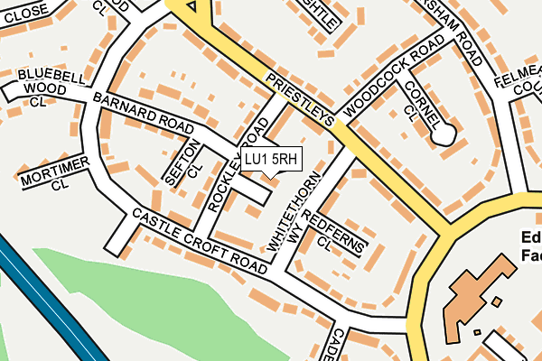 LU1 5RH map - OS OpenMap – Local (Ordnance Survey)
