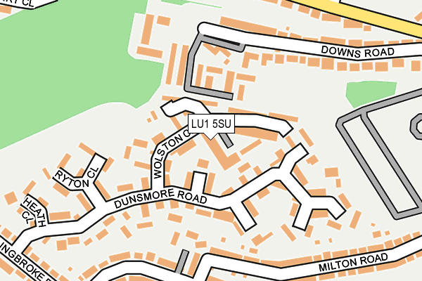 LU1 5SU map - OS OpenMap – Local (Ordnance Survey)