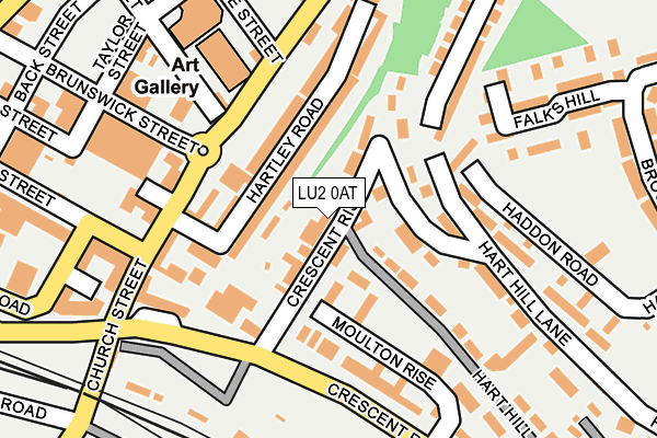 LU2 0AT map - OS OpenMap – Local (Ordnance Survey)