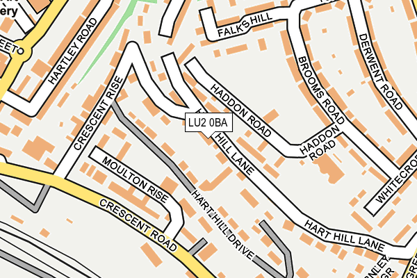 LU2 0BA map - OS OpenMap – Local (Ordnance Survey)