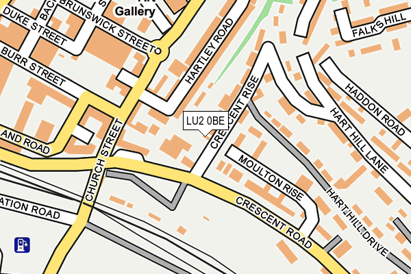 LU2 0BE map - OS OpenMap – Local (Ordnance Survey)