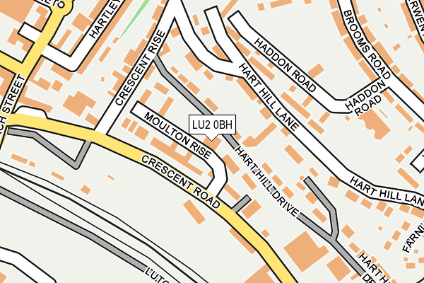 LU2 0BH map - OS OpenMap – Local (Ordnance Survey)