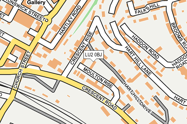 LU2 0BJ map - OS OpenMap – Local (Ordnance Survey)