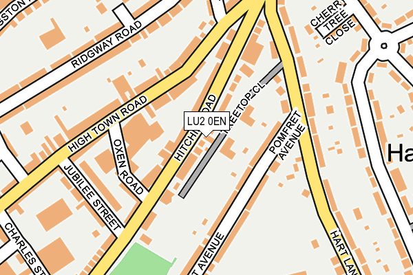 LU2 0EN map - OS OpenMap – Local (Ordnance Survey)