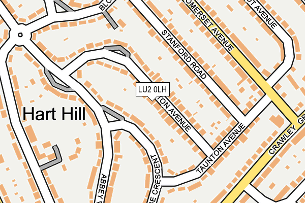 LU2 0LH map - OS OpenMap – Local (Ordnance Survey)