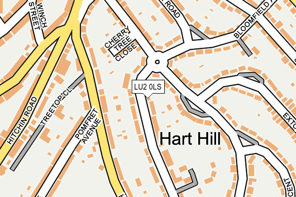 LU2 0LS map - OS OpenMap – Local (Ordnance Survey)