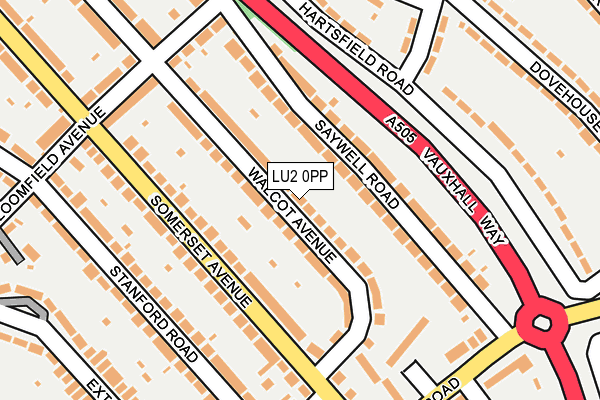 LU2 0PP map - OS OpenMap – Local (Ordnance Survey)