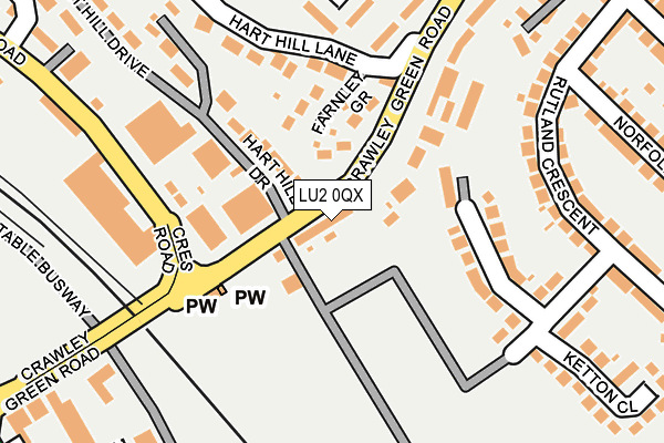 Map of CUSTARD TECHNICAL SERVICES LIMITED at local scale