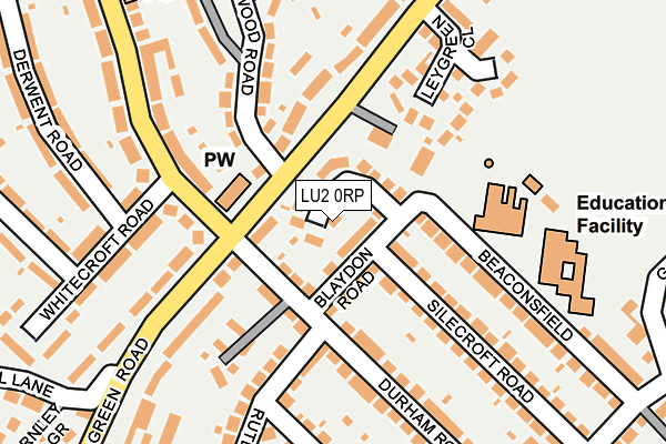 LU2 0RP map - OS OpenMap – Local (Ordnance Survey)