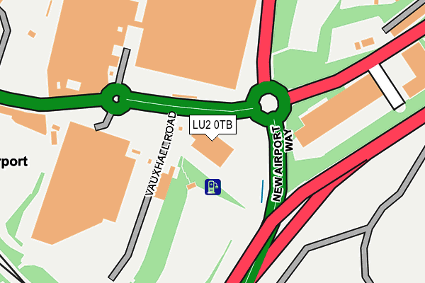 LU2 0TB map - OS OpenMap – Local (Ordnance Survey)