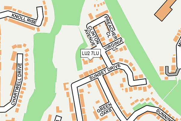 LU2 7LU map - OS OpenMap – Local (Ordnance Survey)