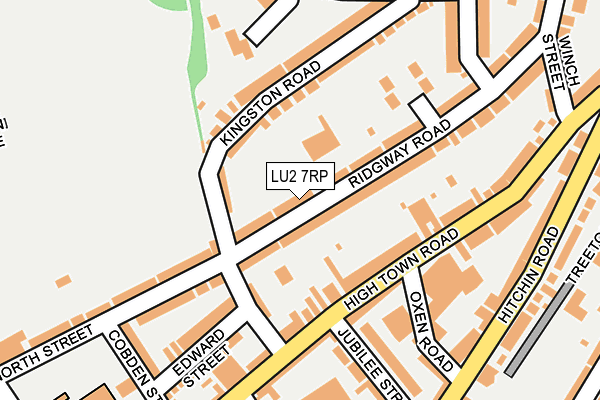 LU2 7RP map - OS OpenMap – Local (Ordnance Survey)