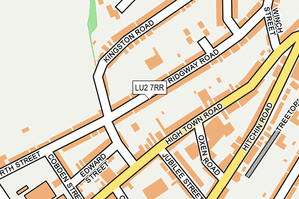 LU2 7RR map - OS OpenMap – Local (Ordnance Survey)