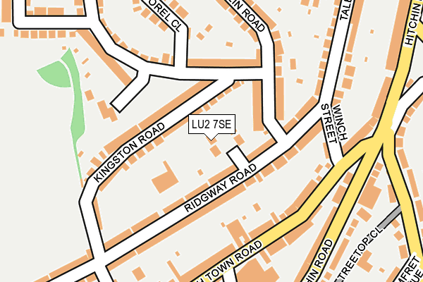 LU2 7SE map - OS OpenMap – Local (Ordnance Survey)