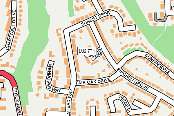 LU2 7TH map - OS OpenMap – Local (Ordnance Survey)