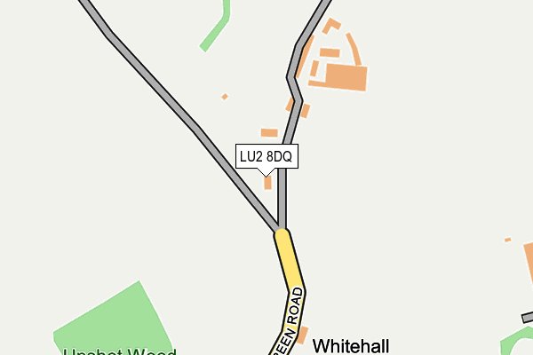 LU2 8DQ map - OS OpenMap – Local (Ordnance Survey)