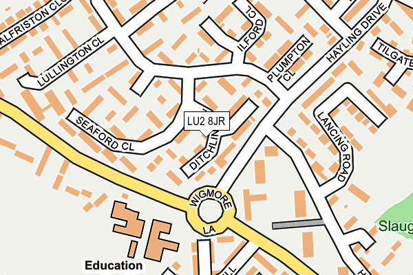 LU2 8JR map - OS OpenMap – Local (Ordnance Survey)