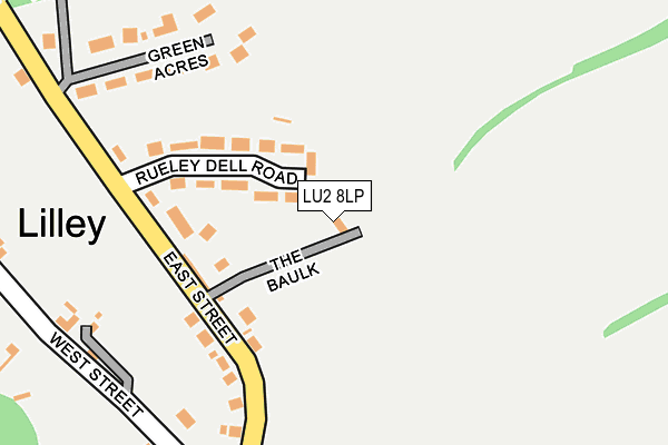 LU2 8LP map - OS OpenMap – Local (Ordnance Survey)