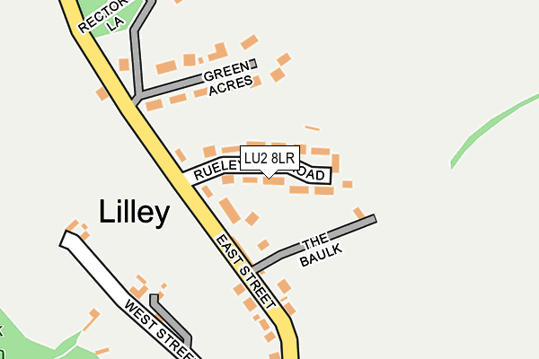 LU2 8LR map - OS OpenMap – Local (Ordnance Survey)