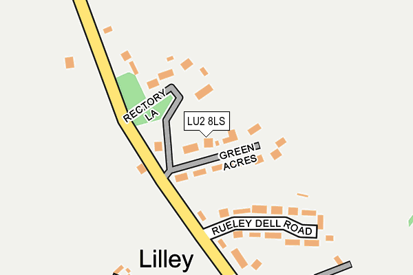 LU2 8LS map - OS OpenMap – Local (Ordnance Survey)