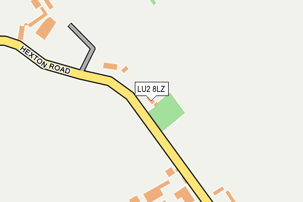 LU2 8LZ map - OS OpenMap – Local (Ordnance Survey)
